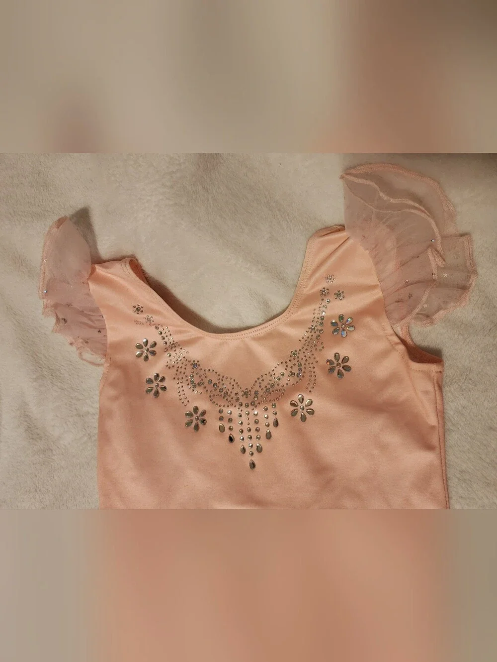 Zaclotre Girls Sparkly Pink Tutu Ballet Leotard Rhinestone Dress